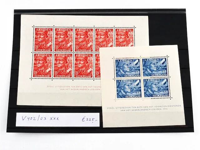 2x postfrisse legioenvellen 1942 - afbeelding 1 van  6