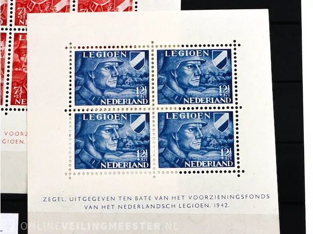 2x postfrisse legioenvellen 1942 - afbeelding 5 van  6