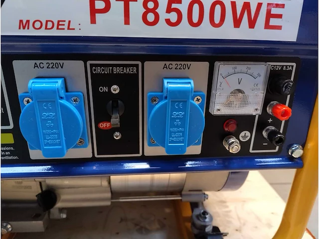 2x power - 2025 - pt8500we - benzine stroomgenerator - afbeelding 9 van  11