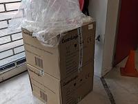 2x professionele horeca suikerspinmachine | incl. spatscherm cover | ø 52cm | nl handleiding gastrologix., roze - afbeelding 9 van  9