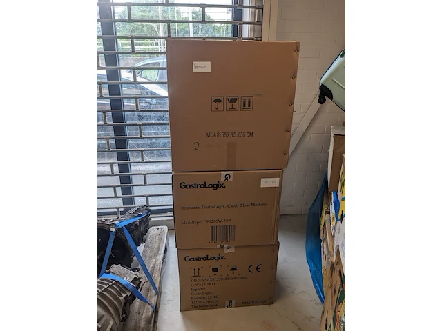 2x professionele horeca suikerspinmachine | incl. spatscherm cover | ø 52cm | nl handleiding gastrologix., roze - afbeelding 9 van  9