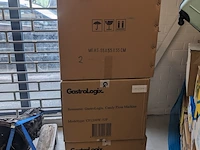 2x professionele horeca suikerspinmachine | incl. spatscherm cover | ø 52cm | nl handleiding gastrologix., roze - afbeelding 9 van  9