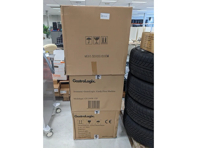 2x professionele horeca suikerspinmachine | incl. spatscherm cover | ø 52cm | nl handleiding gastrologix., roze - afbeelding 9 van  9