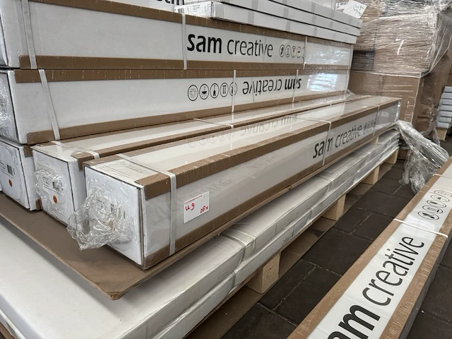 2x projectiescherm hd elektrisch 171x128 cm 4:3 84" sam creative, pshex171128 - afbeelding 3 van  3