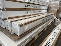 2x projectiescherm hd elektrisch 171x128 cm 4:3 84" sam creative, pshex171128 - afbeelding 3 van  3