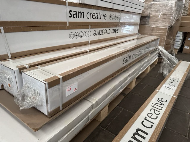 2x projectiescherm hd elektrisch 171x128 cm 4:3 84" sam creative, pshex171128 - afbeelding 3 van  3