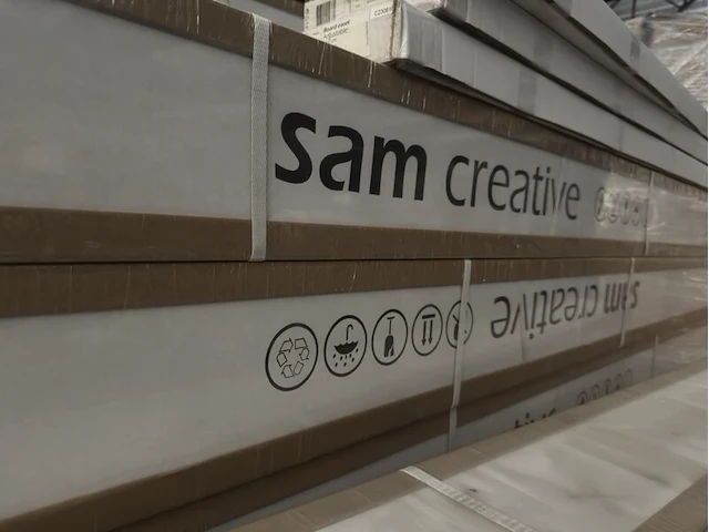2x projectiescherm hd elektrisch 171x128 cm 4:3 84" sam creative, pshex171128 - afbeelding 3 van  3