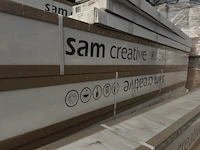 2x projectiescherm hd elektrisch 171x128 cm 4:3 84" sam creative, pshex171128 - afbeelding 3 van  3