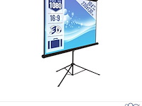 2x projectiescherm hd tripod 16:9 104" 230x130 cm sam creative, pshty230130 - afbeelding 1 van  1