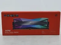 2x ram geheugenkaart xpg, spectrix d60g 8gn 3200mhz ddr4 rgb memory pc4-25600 - afbeelding 1 van  8