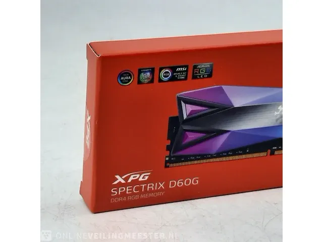 2x ram geheugenkaart xpg, spectrix d60g 8gn 3200mhz ddr4 rgb memory pc4-25600 - afbeelding 3 van  8
