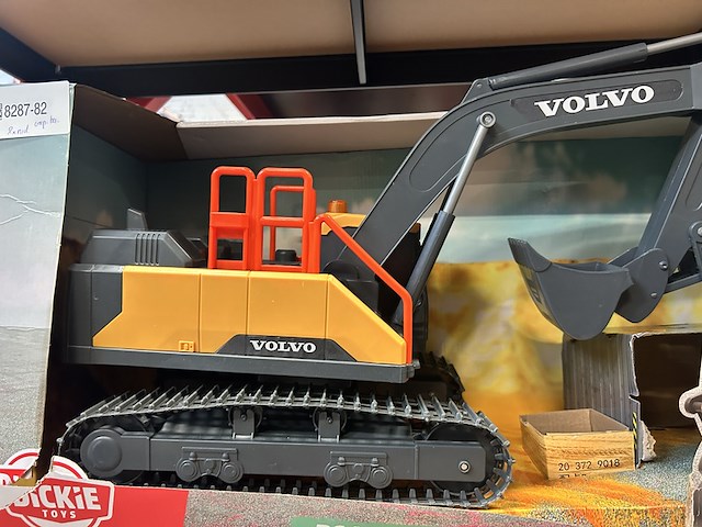 2x rc volvo graafmachine dickie toys, rc mining excavator - afbeelding 4 van  6