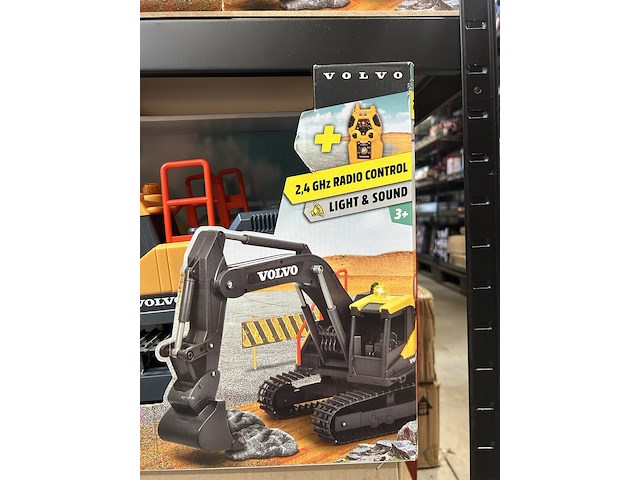 2x rc volvo graafmachine dickie toys, rc mining excavator - afbeelding 5 van  6