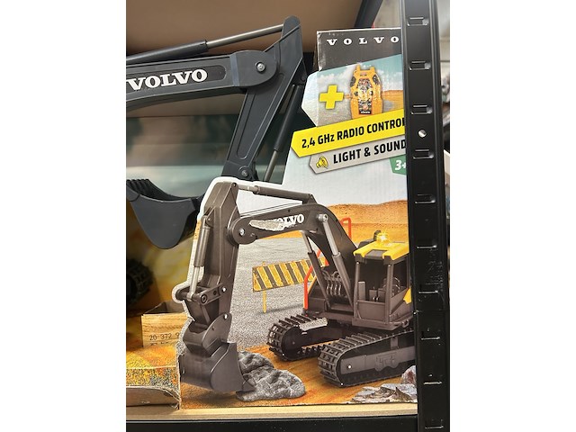 2x rc volvo graafmachine dickie toys, rc mining excavator - afbeelding 6 van  6
