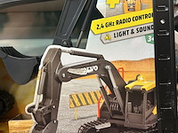 2x rc volvo graafmachine dickie toys, rc mining excavator - afbeelding 6 van  6