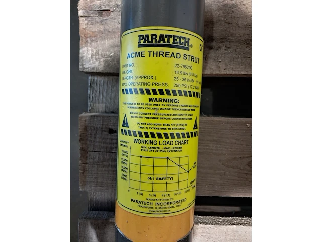 2x redding stabilisatiesteun, paratech, acme thread strut - afbeelding 4 van  19