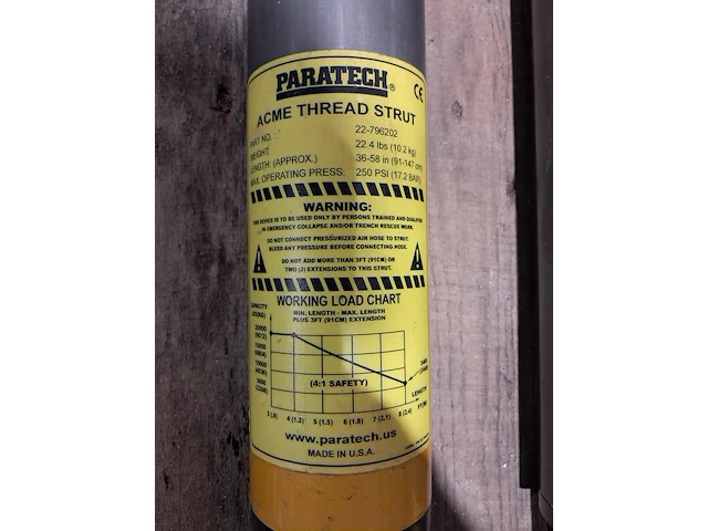 2x redding stabilisatiesteun, paratech, acme thread strut - afbeelding 19 van  19