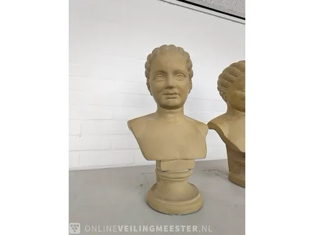 2x replica art meisjeskopje - afbeelding 2 van  6