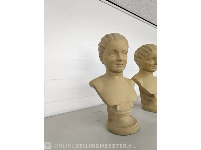 2x replica art meisjeskopje - afbeelding 3 van  6
