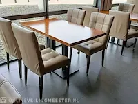 2x restauranttafel met 8x stoel - afbeelding 6 van  6
