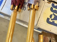 2x rode paraplu - afbeelding 3 van  5