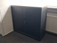 2x roldeur-archiefkast inofec, zwart - afbeelding 1 van  8
