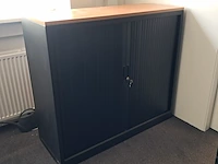 2x roldeur-archiefkast inofec, zwart - afbeelding 2 van  8