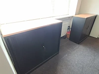 2x roldeur-archiefkast inofec, zwart - afbeelding 3 van  8