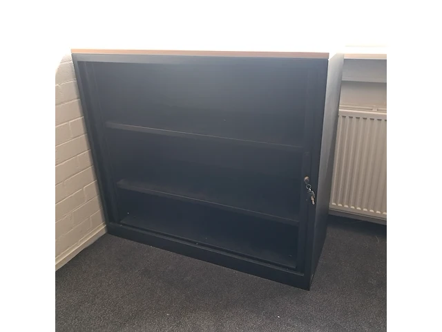 2x roldeur-archiefkast inofec, zwart - afbeelding 4 van  8