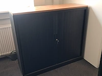 2x roldeur-archiefkast inofec, zwart - afbeelding 6 van  8