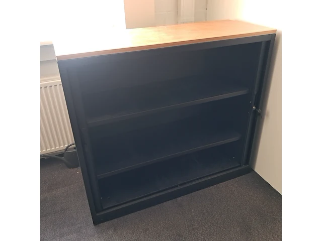2x roldeur-archiefkast inofec, zwart - afbeelding 8 van  8