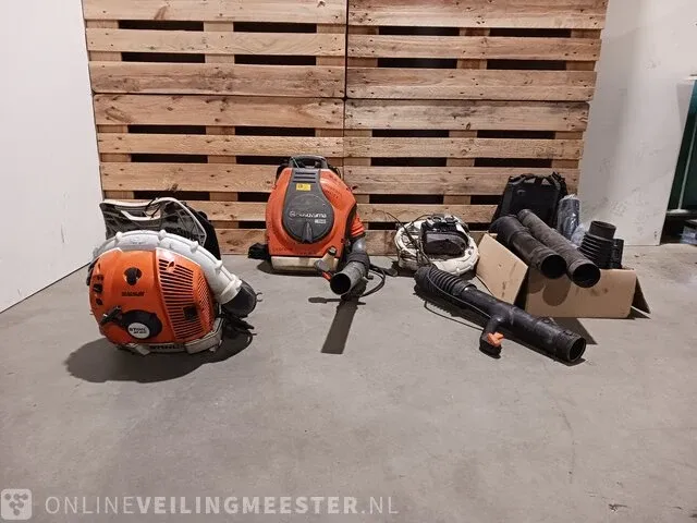 2x ruggedragen bladblazer husqvarna en stihl - afbeelding 1 van  11