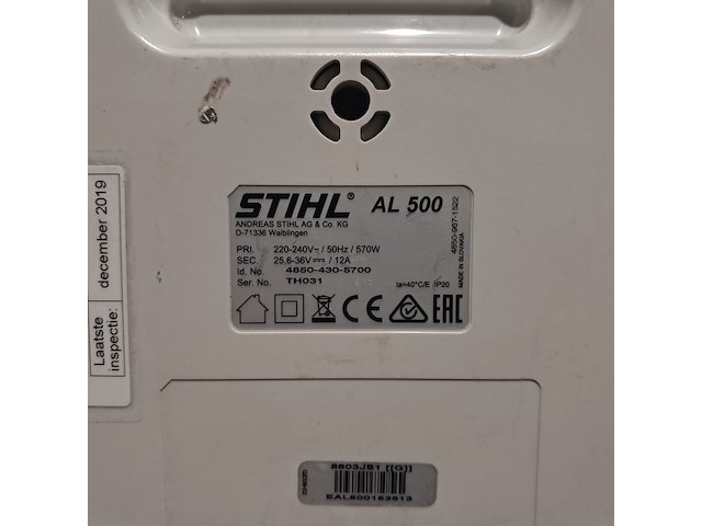 2x ruggedragen lithium-ionaccu, stihl, ar 3000 l, incl. accessoires - afbeelding 13 van  23