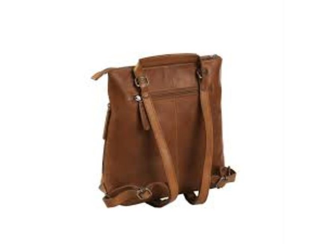 2x rugzak, chesterfield, elise, black en cognac - afbeelding 5 van  8