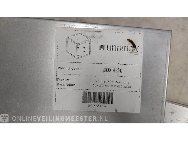 2x rvs horeca afzuigkap met afzuigmotor en verlichting unninox, 2022 - afbeelding 9 van  11