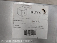 2x rvs horeca afzuigkap met afzuigmotor en verlichting unninox, 2022 - afbeelding 9 van  11