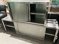 2x rvs horeca hangschuifkasten, ggm gastro - afbeelding 1 van  8