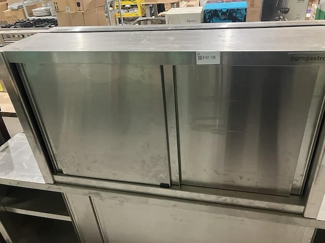 2x rvs horeca hangschuifkasten, ggm gastro - afbeelding 2 van  8