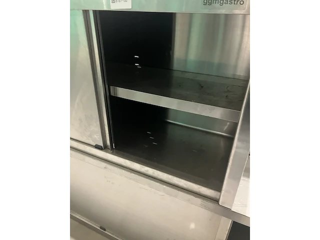 2x rvs horeca hangschuifkasten, ggm gastro - afbeelding 4 van  8