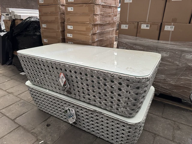 2x salontafel, tuintafel 4 seasons outdoor - afbeelding 2 van  4
