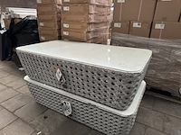 2x salontafel, tuintafel 4 seasons outdoor - afbeelding 2 van  4