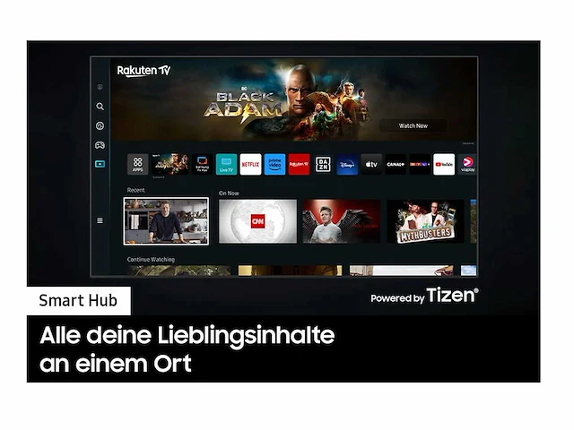 2x samsung - gq65q60cau qled tv (flat, 65 zoll / 163 cm, uhd 4k, smart tv, tizen) - televisie - afbeelding 5 van  9