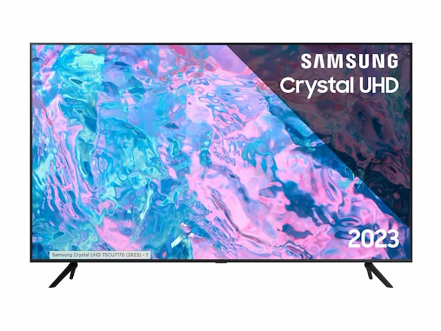 2x samsung - gu75cu7179u led-tv (75 inch / 189 cm, uhd 4k, smart tv, tizen) - televisie - afbeelding 1 van  13