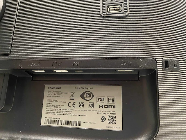 2x samsung s24a600ucu - 24" monitor op voet - dp, hdmi - afbeelding 6 van  15