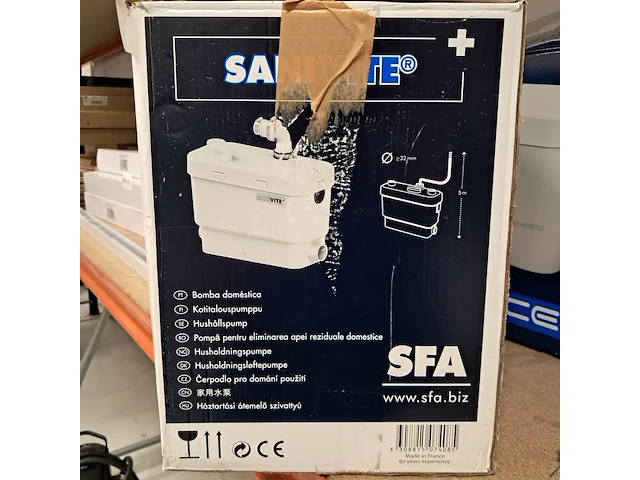 2x sanibroyeur, sfa, sanivite, sani accesspump - afbeelding 3 van  6