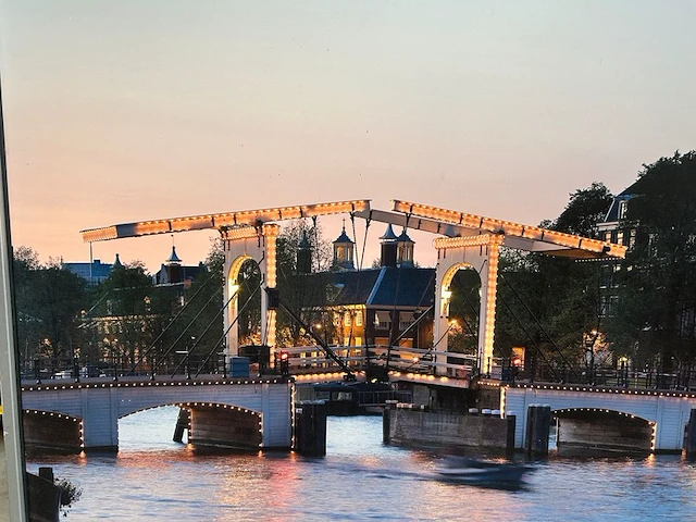 2x schilderij amsterdam magere brug, keizersgracht - afbeelding 4 van  7