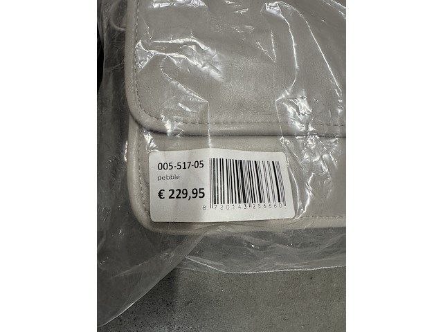 2x schoudertas, berba, 005-517 en 005-251, pebble - afbeelding 5 van  6