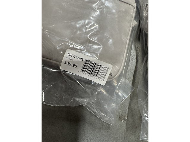 2x schoudertas, berba, 005-517 en 005-251, pebble - afbeelding 6 van  6