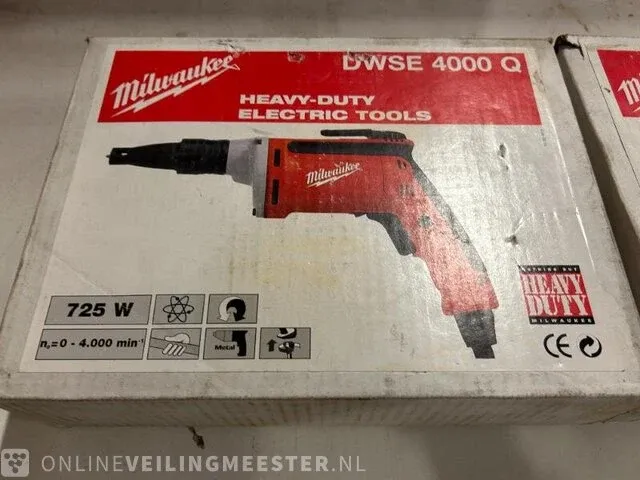 2x schroevendraaier voor gipsplaattoepassingen milwaukee, dwse 4000 q - afbeelding 3 van  6