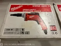 2x schroevendraaier voor gipsplaattoepassingen milwaukee, dwse 4000 q - afbeelding 3 van  6